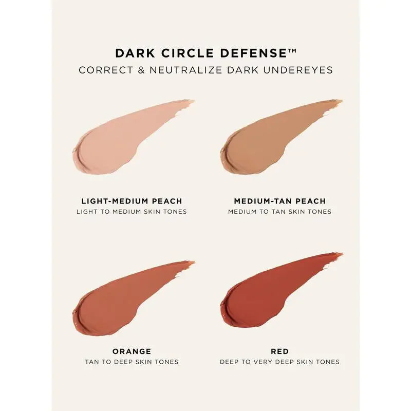 Colored Clay CC Undereye Corrector Concealer Even Skin Tone Cover Dark Circles Acne Pores Long Lasting Makeup Brightening Skin
